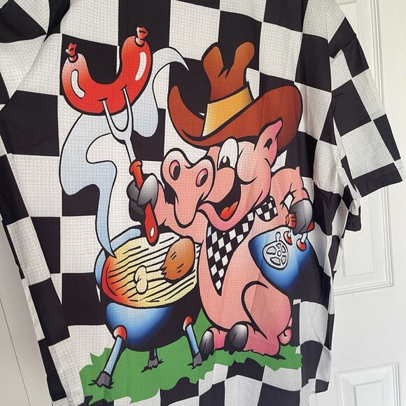 Casual Shirt Size 3XL Men Hawaiin Style Button Down - Picture 7 of 16